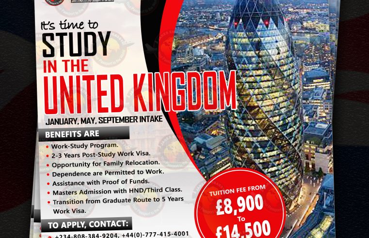 Are You Considering Relocating to the UK Through Study ?